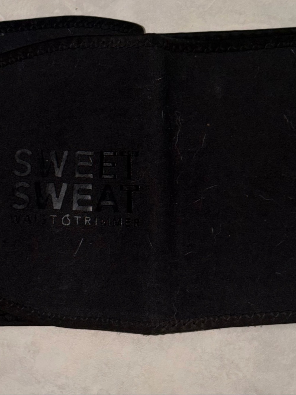 Sweet Sweat Waist Trimmer - Black Neoprene Belt